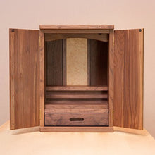 画像をギャラリービューアに読み込む, Tenda【典太】上置タイプ・オイル仕上げ|小型・大川家具調仏壇