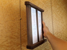 画像をギャラリービューアに読み込む, お札立てB ホワイトオーク/ウォールナット・オイル仕上げ・日本製・壁掛け・神棚