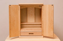 画像をギャラリービューアに読み込む, Tenda【典太】上置タイプ・オイル仕上げ|小型・大川家具調仏壇